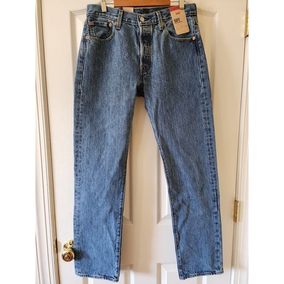 Levi's Other - Levi's 501 Original 30x32 NWT Straight Leg Jeans Medium Wash Western Workwear